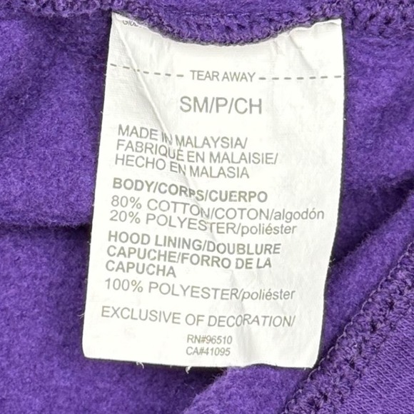 Under‎ Armour ColdGear Purple Pullover Hoodie Small Loose Fit Fleece SM/P/CH - Picture 5 of 7